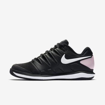 Nike Court Air Zoom Vapor X - Női Teniszcipő - Fekete/Rózsaszín/Fehér